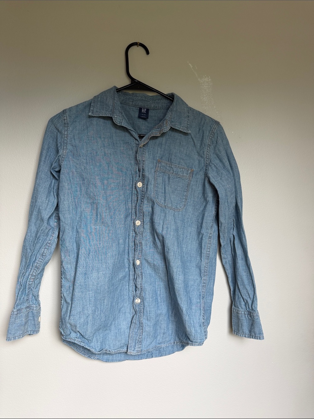 Boy's Gap Light Denim Button-Up Shirt